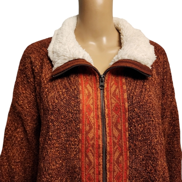 APRES Zip-up Cardigan Sweater Or Jacket L - Picture 3 of 13